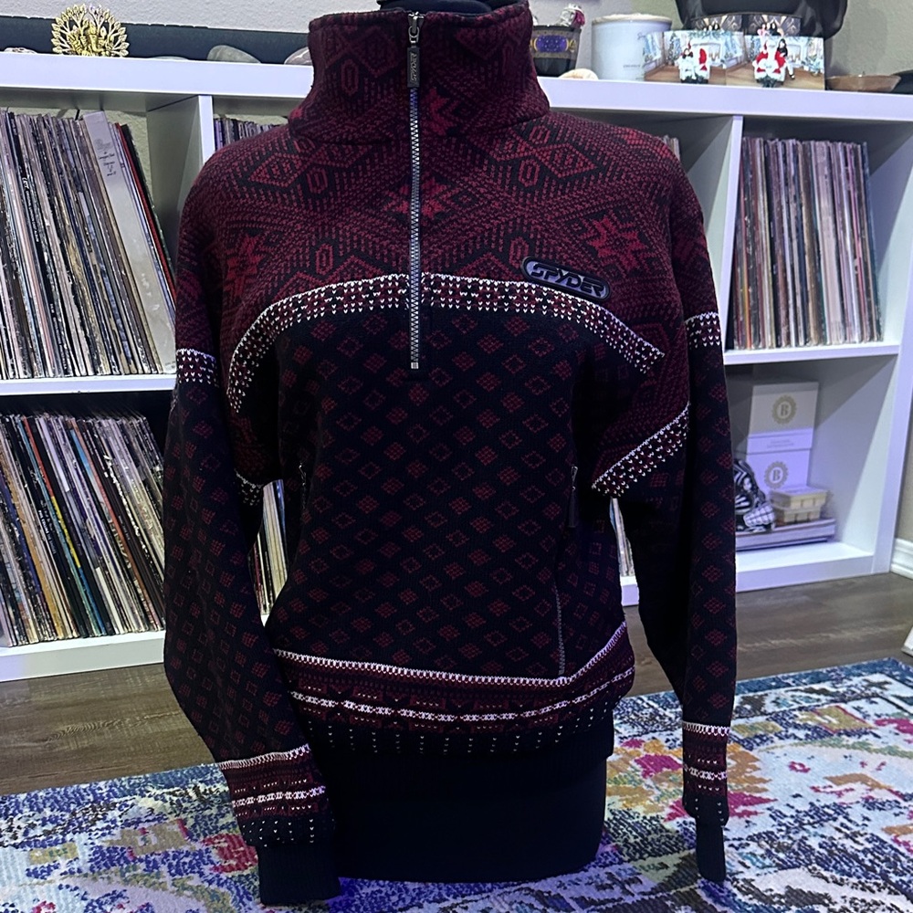Vintage Men’s XS Women’s S Spyder Ski Snowboard Lined Pullover